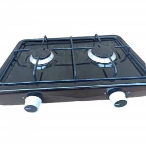 Настільна газова плита на 2 конфорки 