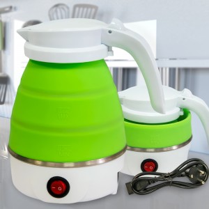 Складаний силіконовий електрочайник Marado MA-1613 600W 0.6 л, Зелений