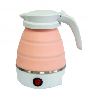 Складной силиконовый електрочайник  Marado MA-1613 600W 0.6 л, Розовый