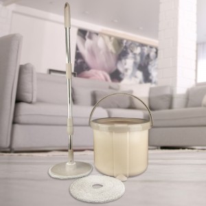 Швабра с ведром SPINNER 4516 с системой отжима, Бежевый (222)