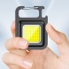 Портативный фонарик F05-пластик COB Rechargeable Keychain Ligt, Черный