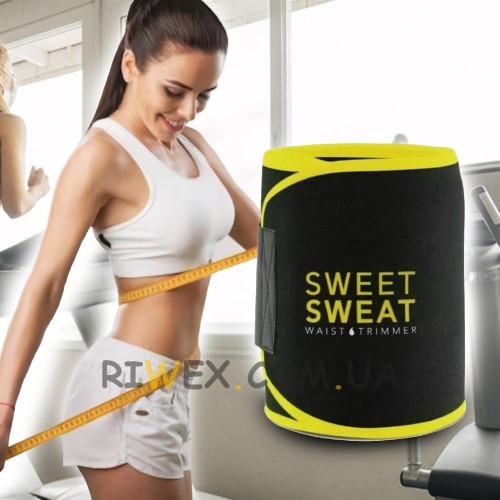 Спортивний пояс для схуднення Sweet Sweat Жовтий (205)