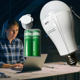 LED Лампочка FAE-3920 з 2 акумуляторами та гачком для підвішування