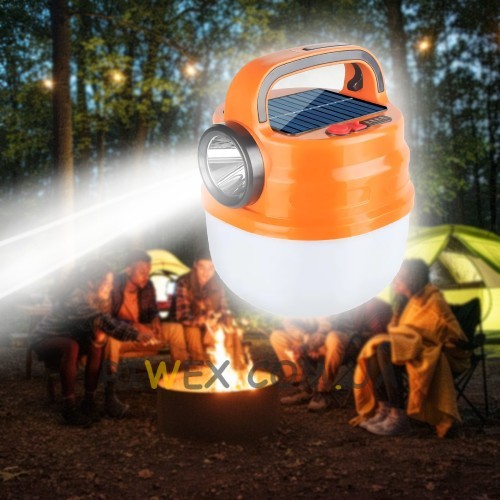 Фонарь подвесной для кемпинга VHG HB-V80 Solar Camping Light Orange