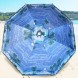 Пляжна парасолька з регулюванням нахилу та напиленням від сонця 1.6 м Морські хвилі, пальми №6 (GAZ)