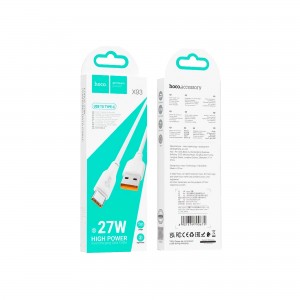 Зарядный кабель для быстрой зарядки и передачи данных HOCO X93 Force 27W Type-C 1м (206) Зарядный кабель для быстрой зарядки и передачи данных HOCO X93 Force 27W Type-C 1м (206)