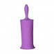 Пластиковый ершик для унитаза с подставкой ажурный высокий фиолетовый (2339)