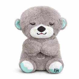 Детская успокаивающая мягкая игрушка-ночник для сна с функцией дыхания "Сказочная выдра" Серый (HA-400) Детская успокаивающая мягкая игрушка-ночник для сна с функцией дыхания "Сказочная выдра" Серый (HA-400)