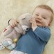 Дитяча заспокійлива м'яка іграшка-нічник для сну з функцією дихання "Казкова видра" Сірий (HA-400)
