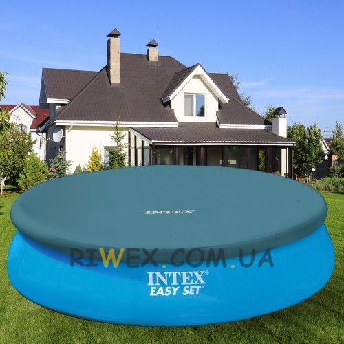 Захисний тент-чохол із надувним бортом для надувного басейну INTEX 28022 366 см