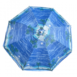 Пляжный зонтик с UV-защитой и наклоном 1,6 м, Пляж голубой №2