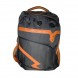 Рюкзак школьный B300-20 для подростков, 46х12х32 см, Черно-оранжевый