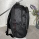 Рюкзак шкільний B300-25 для підлітків, 46х12х32 см, Чорний з веселковим принтом