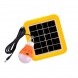 Комплект мандрівника: душ на акумуляторі Q16H + сонячна станція XF-7785 з лампочкою, Жовтий