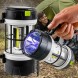 Ручной портативный кемпинговый подвесной аккумуляторный фонарь с ручкой Camping Lantern F-910-B Черно-белый (AM-8)