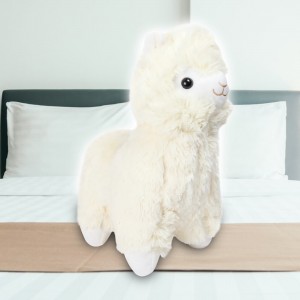 Детская мягкая плюшевая игрушка Альпака Белый 45 см (360Т) Детская мягкая плюшевая игрушка Альпака Белый 45 см (360Т)
