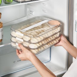 Контейнер для хранения продуктов в холодильнике 3 яруса W16-A119 32х21х13 см Белый (1142)