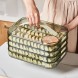 Контейнер для хранения продуктов в холодильнике 3 яруса W16-A119 32х21х13 см Зеленый (1142)