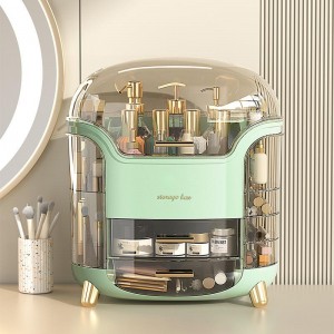 Шкатулка-органайзер для косметики PET пластик J01-3028 Зеленый (1142)