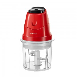 Кухонный измельчитель Sokany SK-06009, 250 Вт, Красный (2358)
