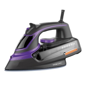 Бытовой электрический паровой утюг 380 мл Sokany SK-11015 2400Вт Фиолетовый (2358)