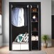 Складана тканинна шафа Storage Wardrobe 98105 Чорний (N-17)