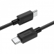 Кабель для зарядки и передачи данных Type-C to Type-C HOCO X73 1м 60W Черный (206)