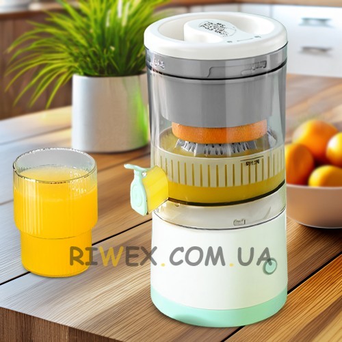 Ручний соковитискач для цитрусових від USB Squeeze n' go citrus juicer, Білий