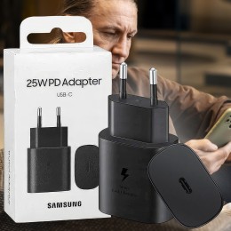 Сетевое зарядное устройство блок питания Samsung USB-C 25W PD Type-C Черный (206)