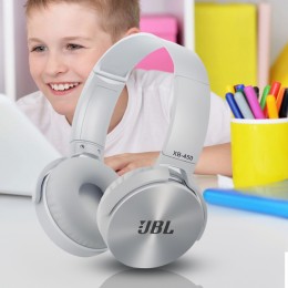 Беспроводные наушники JB Wirelles 450BT Bluetooth, накладные, Белый