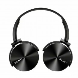 Беспроводные накладные компьютерные наушники с микрофоном SN Extra BASS MDR-XB450 Черный