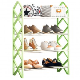 Органайзер для обуви Diamond shoe rack YX9105 на 4 полки, Салатовый (2115)