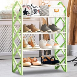 Органайзер для обуви Diamond shoe rack YX9105 на 4 полки, Салатовый (2115)