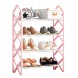 Органайзер для обуви Diamond shoe rack YX9105 на 4 полки, Розовый (2115)