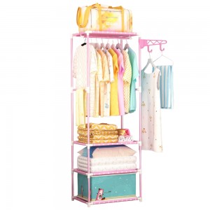 Вешалка для одежды New Boxy Coat Rack 6602, 55х30х170 см, Розовый Вешалка для одежды New Boxy Coat Rack 6602, 55х30х170 см, Розовый