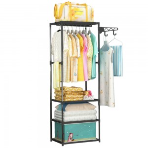 Вешалка для одежды New Boxy Coat Rack 6602, 55х30х170 см, Черный