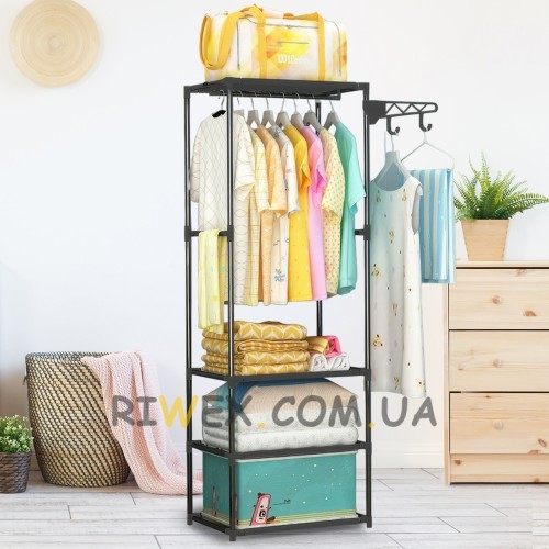 Вешалка для одежды New Boxy Coat Rack, 55х30х170 см, Черный