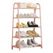 Підлогова стійка-оганайзер для взуття на 5 полиць Shoe Rack U-shaped YH8810-5 Рожевий (2114)