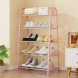 Підлогова стійка-оганайзер для взуття на 5 полиць Shoe Rack U-shaped YH8810-5 Рожевий (2114)