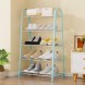 Напольная стойка-оганайзер для обуви на 5 полок Shoe Rack U-shaped YH8810-5 Голубой (2114)