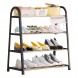 Підлогова стійка-оганайзер для взуття на 4 полиці Shoe Rack U-shaped YH8810-4 Чорний (2114)