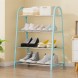 Напольная стойка-оганайзер для обуви на 4 полки Shoe Rack U-shaped YH8810-4 Голубой (2114)