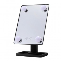 Зеркало для макияжа с подсветкой  Cosmetie Mirror 360 Rotation Angel XR-8989, Черный (205)