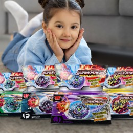 Інтерактивна дитяча пускова іграшка дзига Beyblade 82022 Super Power 18D в асортименті