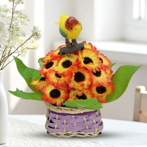 Птичка-корзинка со звуковой активацией в ассортименте (В)