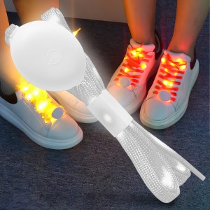 Светодиодные шнурки для обуви с led-подсветкой Street Booth Белый Светодиодные шнурки для обуви с led-подсветкой Street Booth Белый