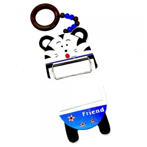 Держатель для листов Friend, в виде забавных животных с кольцом для подвешивания, Белый (B)