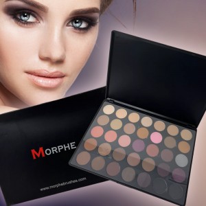 Профессиональная палетка теней Morphe Pro Eyeshadow Highlight Palete для макияжа век, 35 цветов (AHMD)