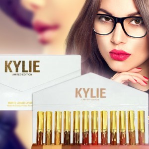 Жидкая помада Kylie Limited Edition Matte Liquid Lipstick (конверт) - 12 шт. (AHMD)