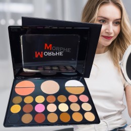 Макияжная палитра с зеркальцем тени для глаз MORPHE (AHMD)